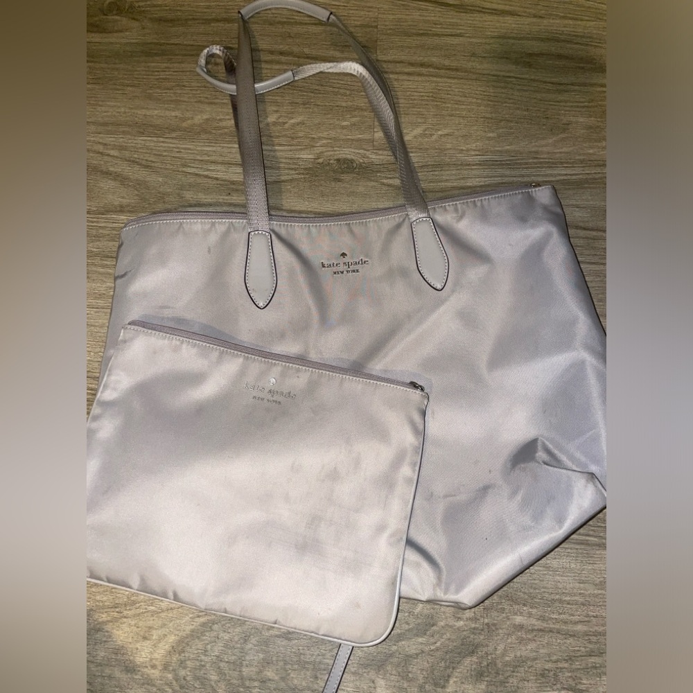 Kate spade grey tote bag